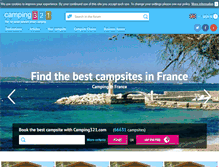 Tablet Screenshot of camping321.com